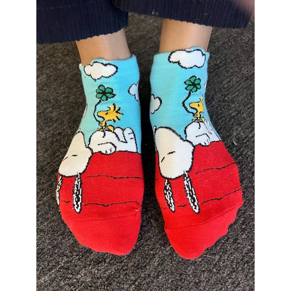Peeanuts Snoopy Charlie Brown ankle Socks/ Cotton Ultra Soft women Socks-5Pcs