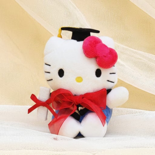 Sanrio Graduation Cap Plush Celebrate Gift Toy - Official