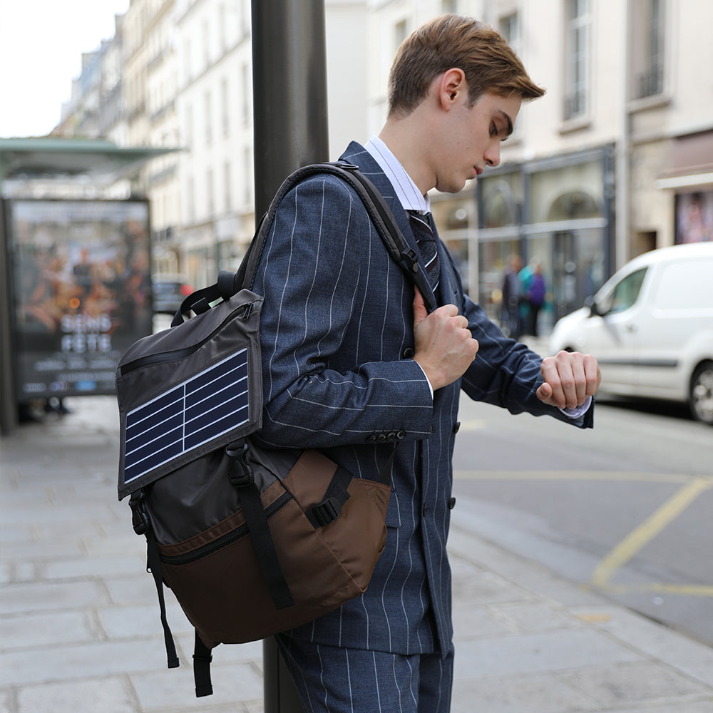 [Lucky Planet] Beta Solar Powered USB charging Backpack - Luckyplanetusa