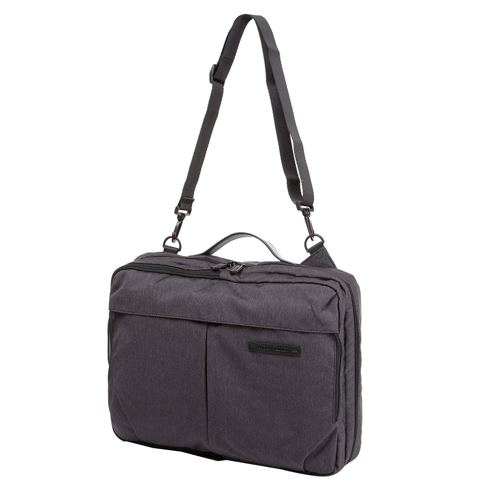[Lucky Planet] Alpha Two Way Carry Handles Shoulder Bag and Backpack Brefcase -Black - Luckyplanetusa