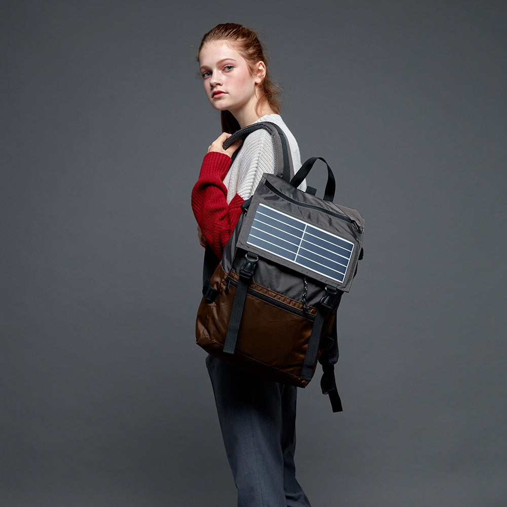 [Lucky Planet] Beta Solar Powered USB charging Backpack - Luckyplanetusa