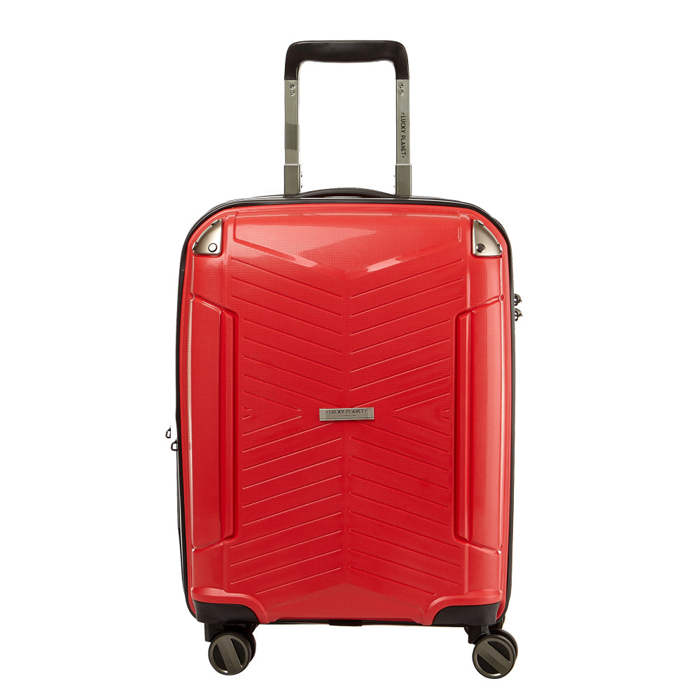 [Lucky Planet]  Frieden Red 20-inch Hard Case Luggage - Luckyplanetusa