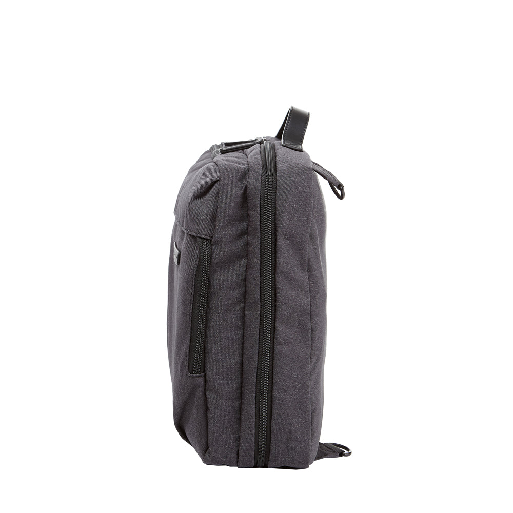 [Lucky Planet] Alpha Two Way Carry Handles Shoulder Bag and Backpack Brefcase -Black - Luckyplanetusa