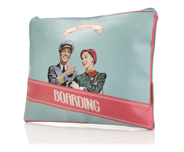 Travel emotion multi pouch / clutch -steward/ stewardess / Crew bag-daily bag-BOARDING - Luckyplanetusa