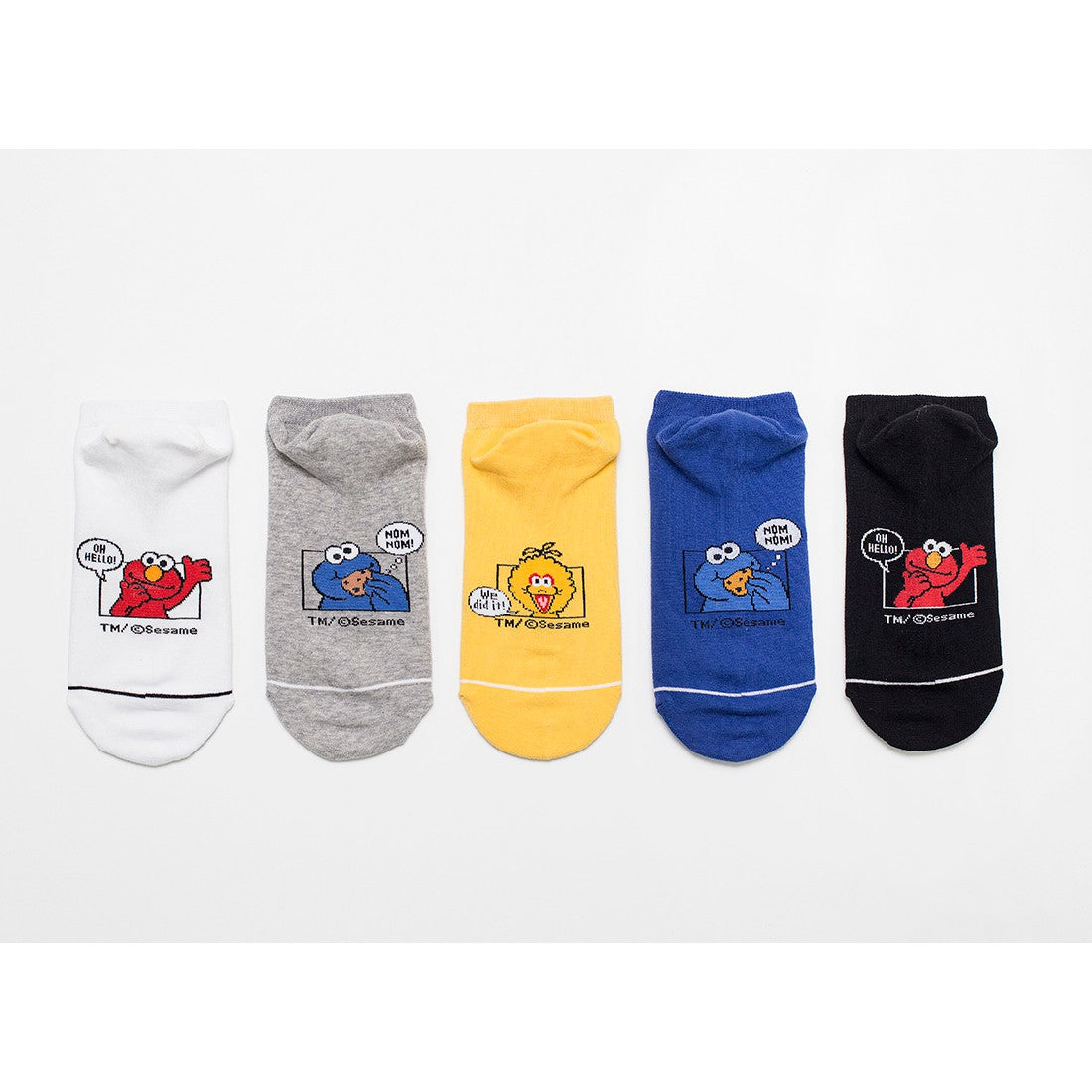 Sesame Street  Ankle Socks 5 color mix set - Luckyplanetusa