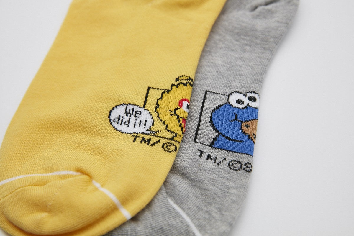 Sesame Street  Ankle Socks 5 color mix set - Luckyplanetusa