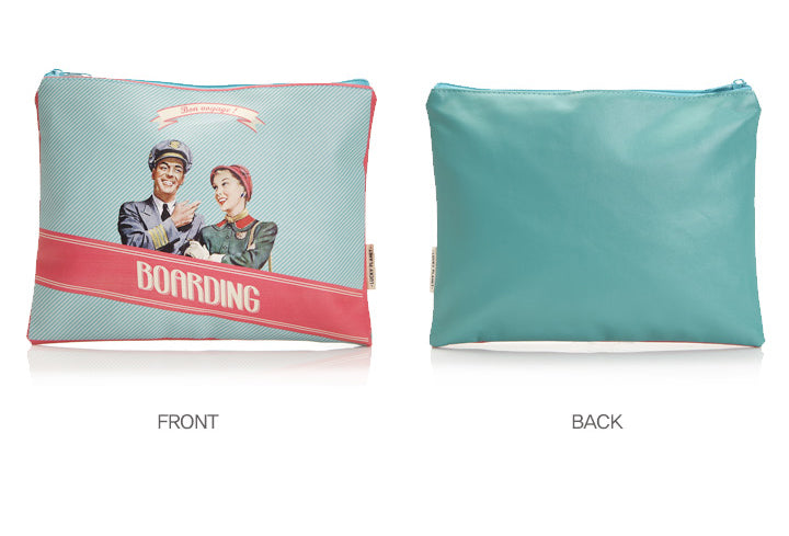 Travel emotion multi pouch / clutch -steward/ stewardess / Crew bag-daily bag-BOARDING - Luckyplanetusa