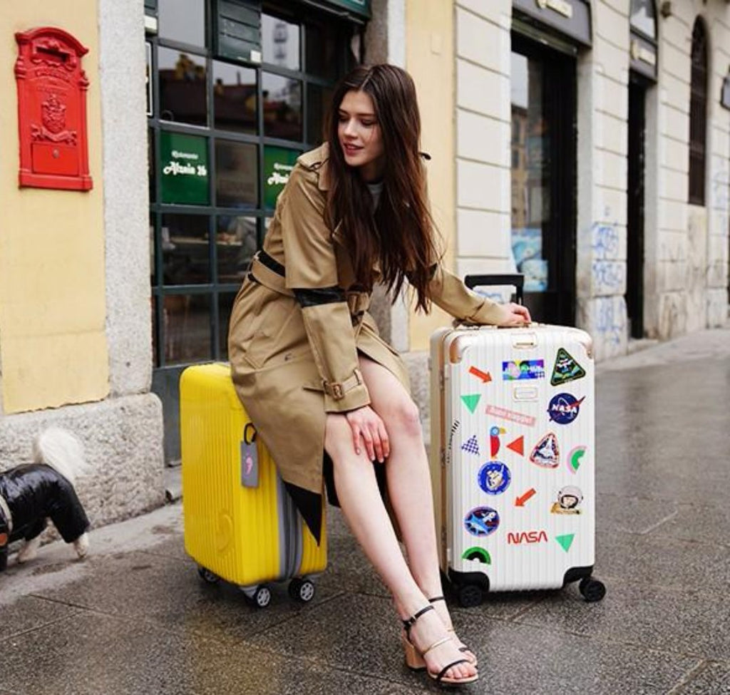 [Lucky Planet] Removable Luggage Reform Stickers - Airport Sign 7PCS - Luckyplanetusa