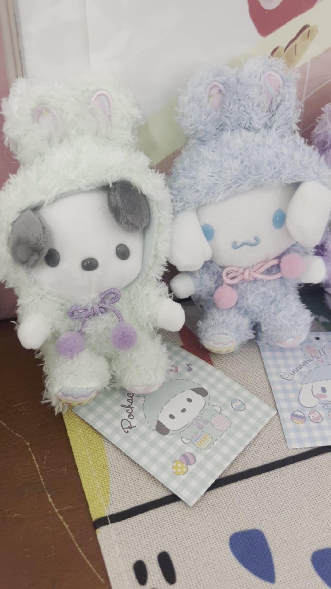 Sanrio Fluffy costume bag charm/ key ring