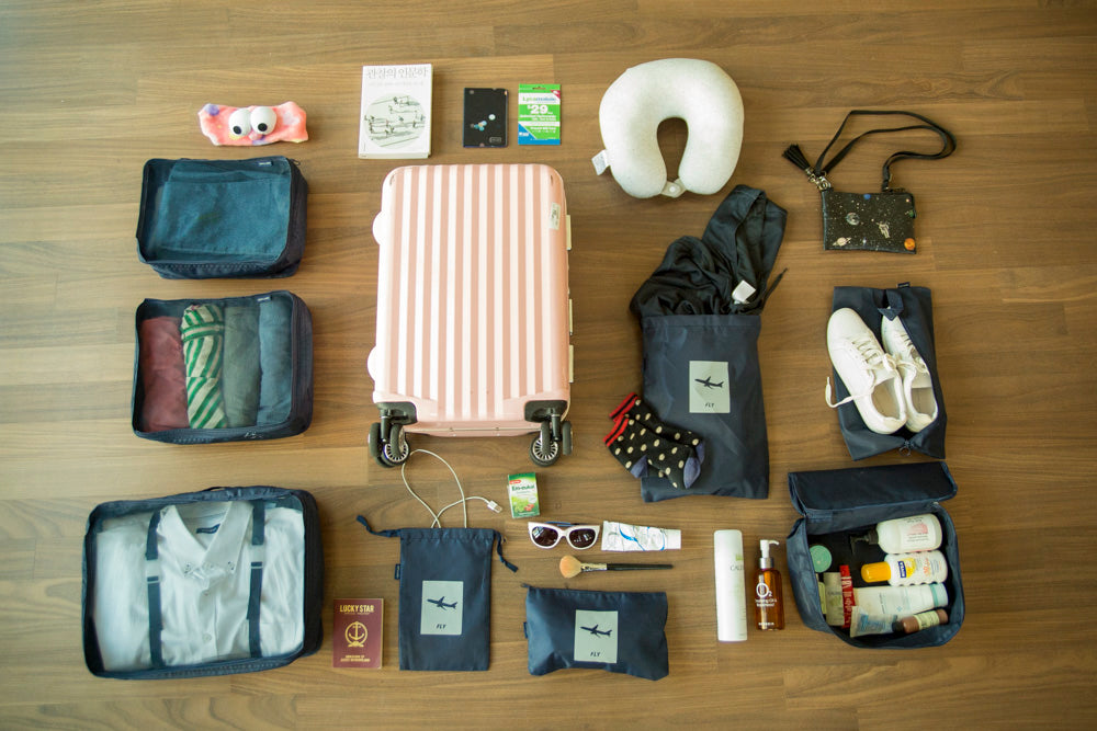 [Lucky Planet] FLY All in one Fly Packing cube 8pcs set / Travel Organizer - Luckyplanetusa