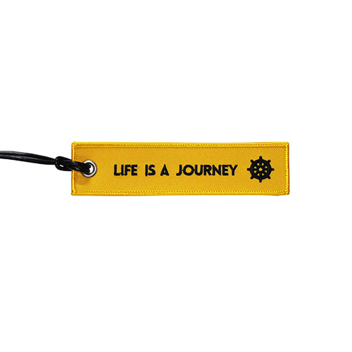 [Lucky Planet] Embroidered  Luggage Name Tags - Life Is a Journey - Luckyplanetusa