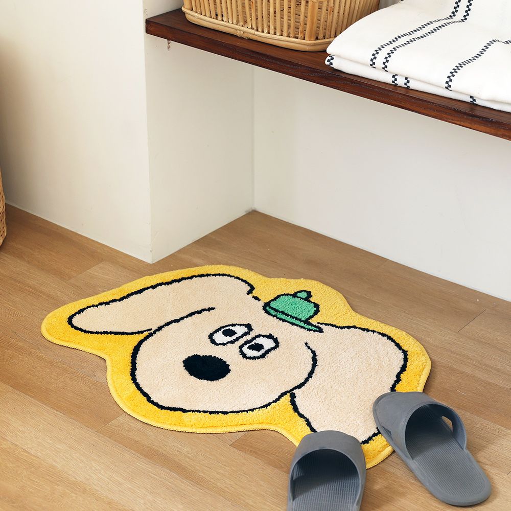 Charlie Face Bath Foot mat/ Room point Rugs