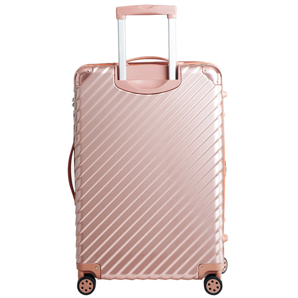 Luxury travel luggage 21"+ 26" 2PCS set -4 Double wheels/TSA LOCK/Ultra light/Expandable- PINK - Luckyplanetusa