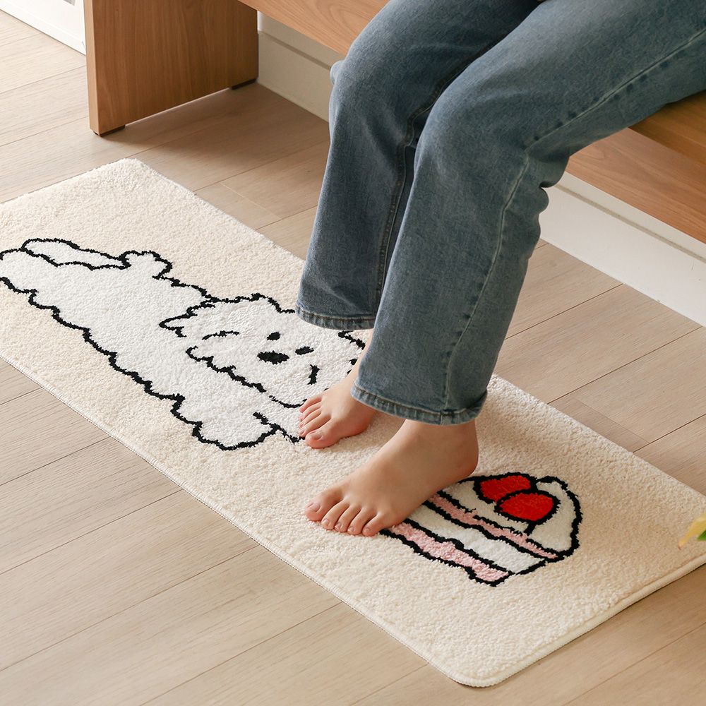 Lovely Doggy Long Design point Rug/Mat - Luckyplanetusa