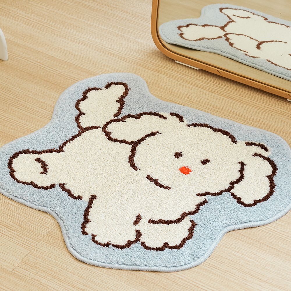 Cute Poodle Design Mat/ Room Rugs - Adopt Me! - Luckyplanetusa