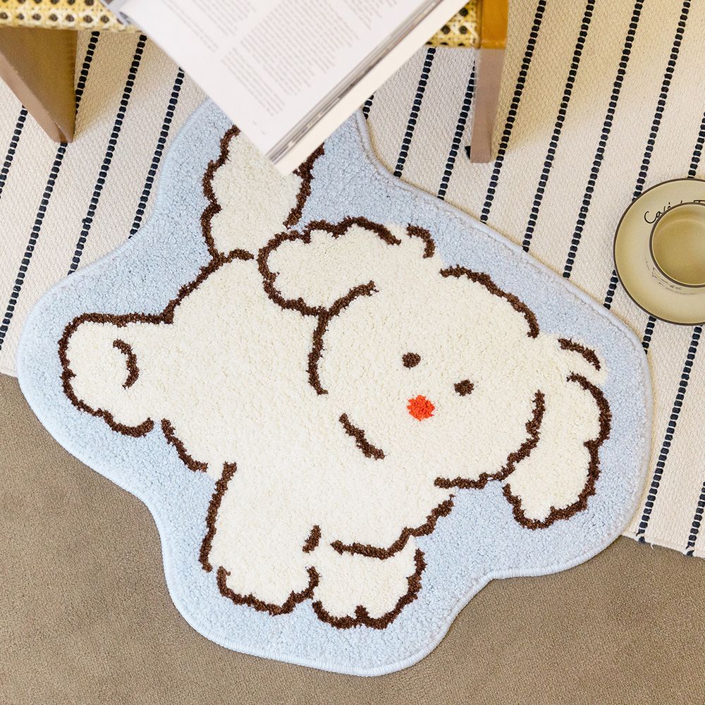 Cute Poodle Design Mat/ Room Rugs - Adopt Me! - Luckyplanetusa
