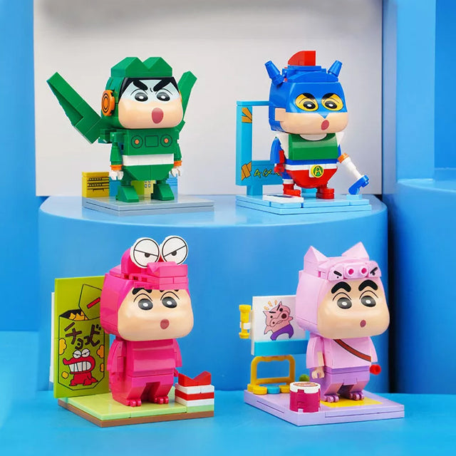 Crayon Shinchan and Friends DIY stand Blocks - Luckyplanetusa