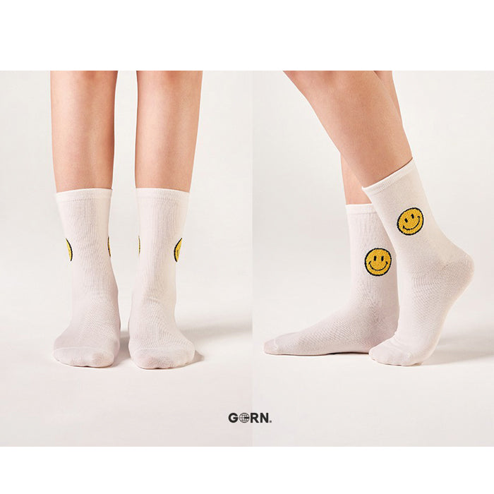 Rainbow Smile Socks 3 pairs set - Luckyplanetusa