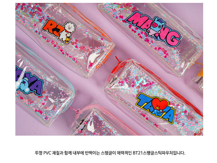 BT21 Fantastic spangle stick Pouch Pencil case