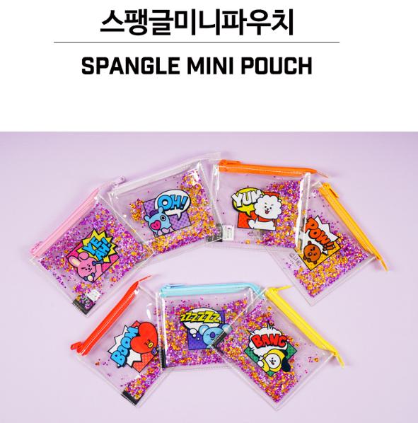 BT21 Official Spangle mini pouch wallet