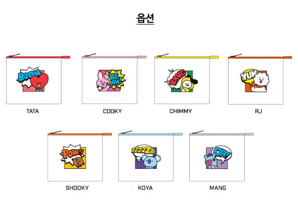 BT21 Official Spangle mini pouch wallet