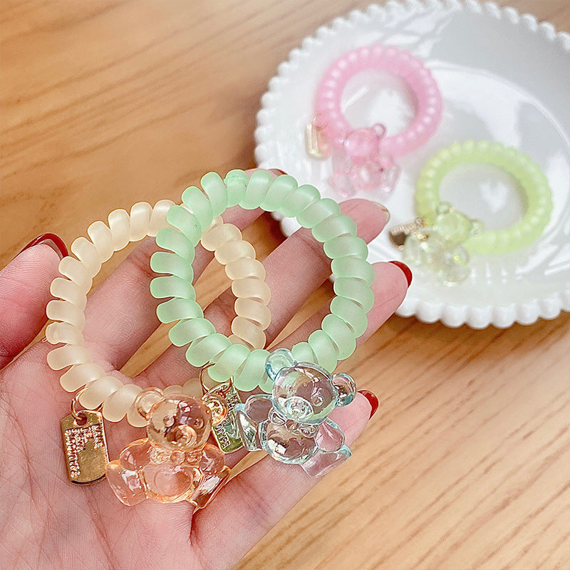 3D Bear Hair tie String Scrunches