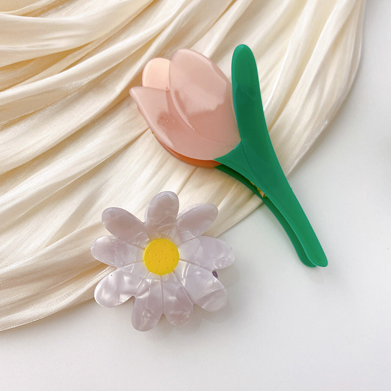 Blossom Hair Claws - Tulip, Daisy