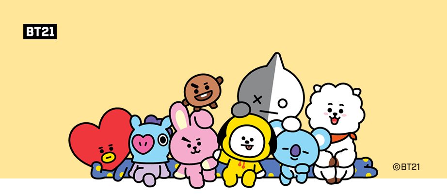 BT21 Official Spangle mini pouch wallet