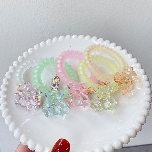 3D Bear Hair tie String Scrunches