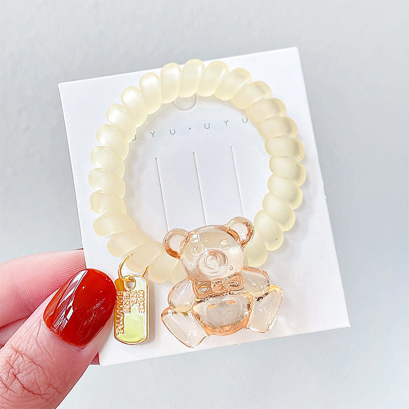 3D Bear Hair tie String Scrunches