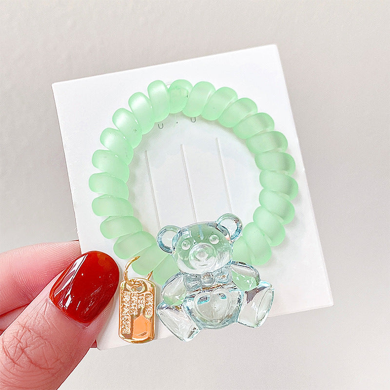 3D Bear Hair tie String Scrunches