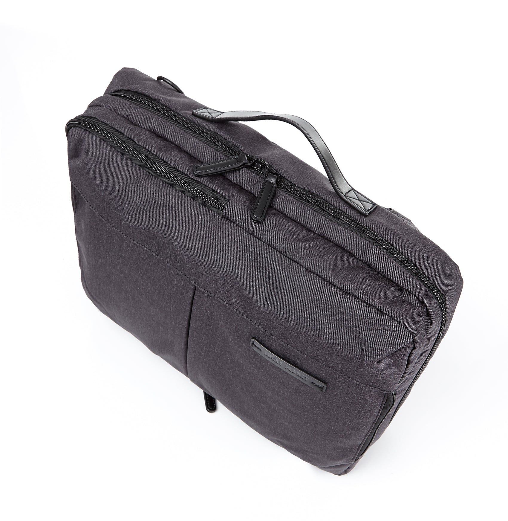 [Lucky Planet] Alpha Two Way Carry Handles Shoulder Bag Brefcase -Black - Luckyplanetusa