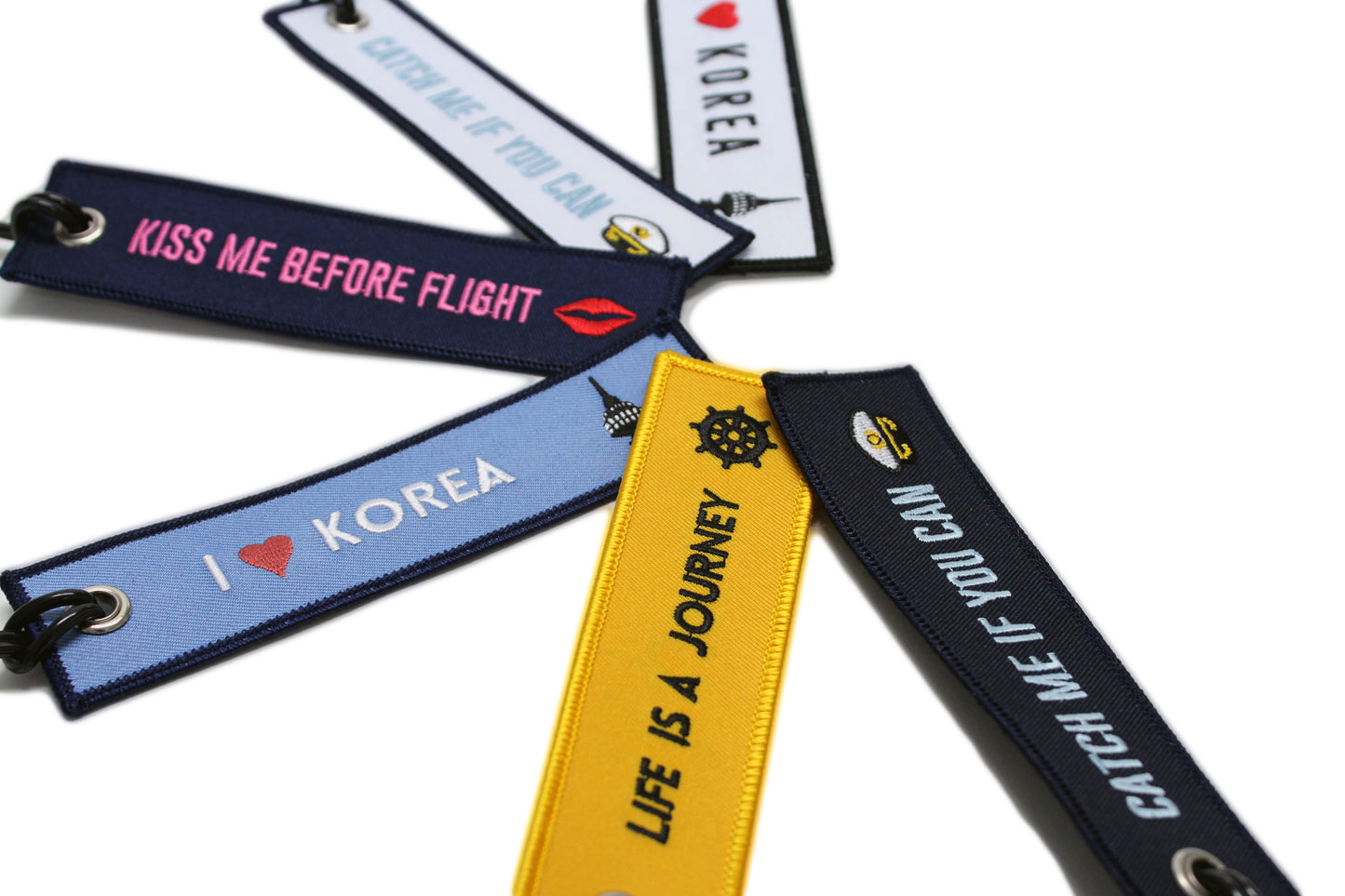 [Lucky Planet] Embroidered  Luggage Name Tags - Life Is a Journey - Luckyplanetusa
