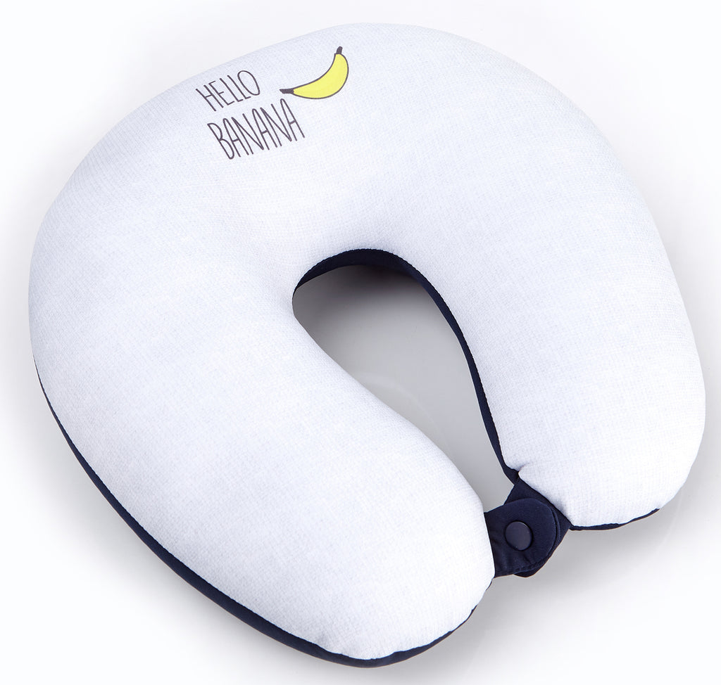 LUCKY PLANET 2 in 1 Travel Neck Pillow Cushion -BANANA Transform to Neck Cushion/Luggage Holding - Luckyplanetusa