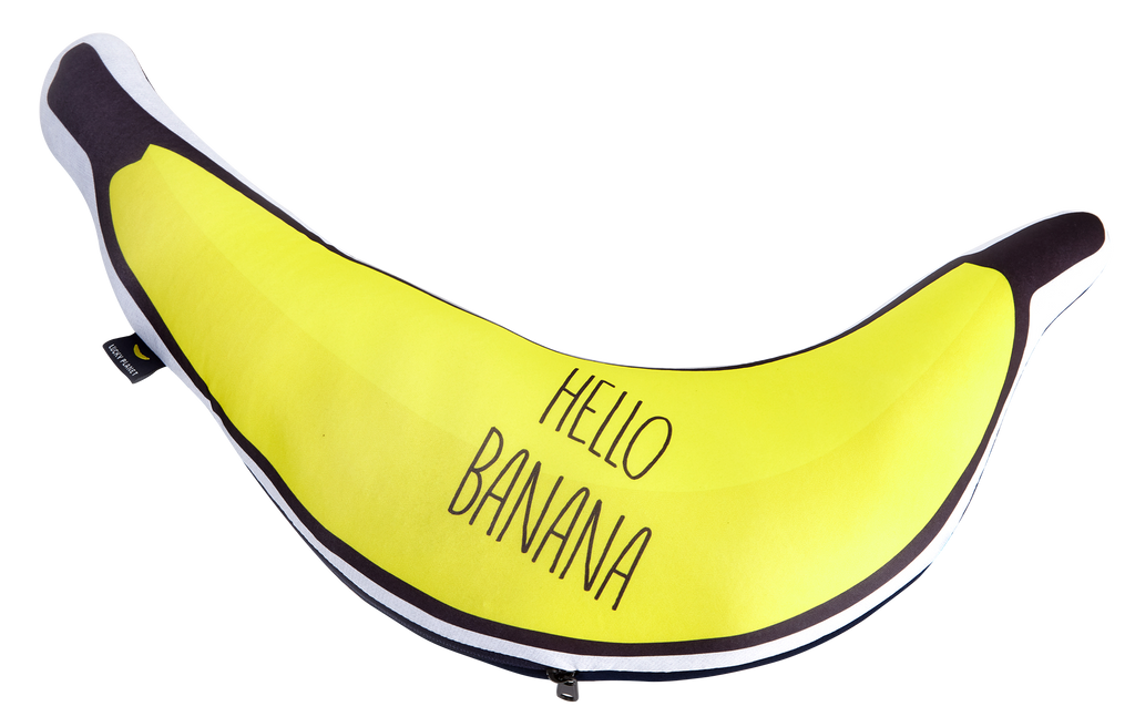 LUCKY PLANET 2 in 1 Travel Neck Pillow Cushion -BANANA Transform to Neck Cushion/Luggage Holding - Luckyplanetusa