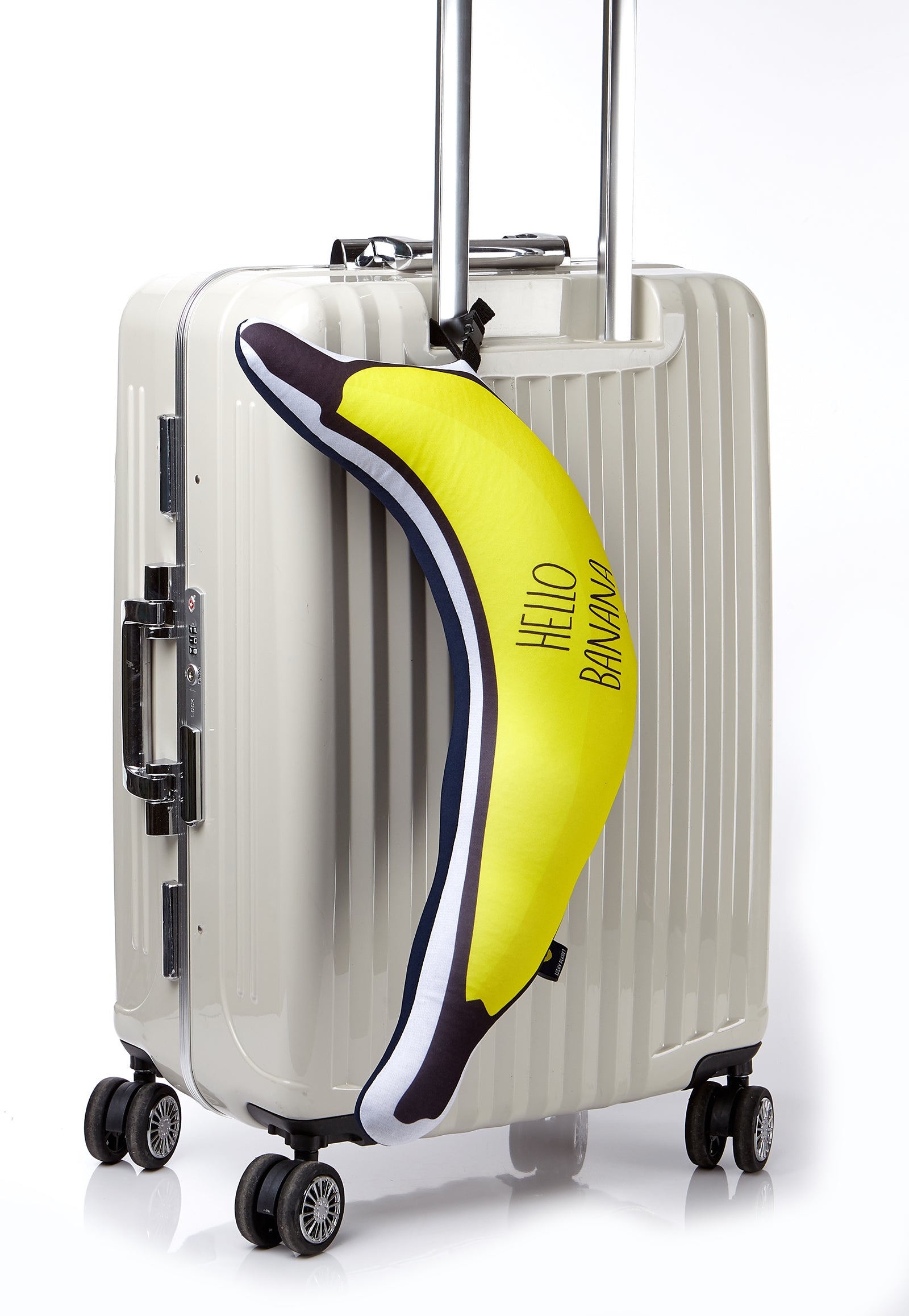 LUCKY PLANET 2 in 1 Travel Neck Pillow Cushion -BANANA Transform to Neck Cushion/Luggage Holding - Luckyplanetusa