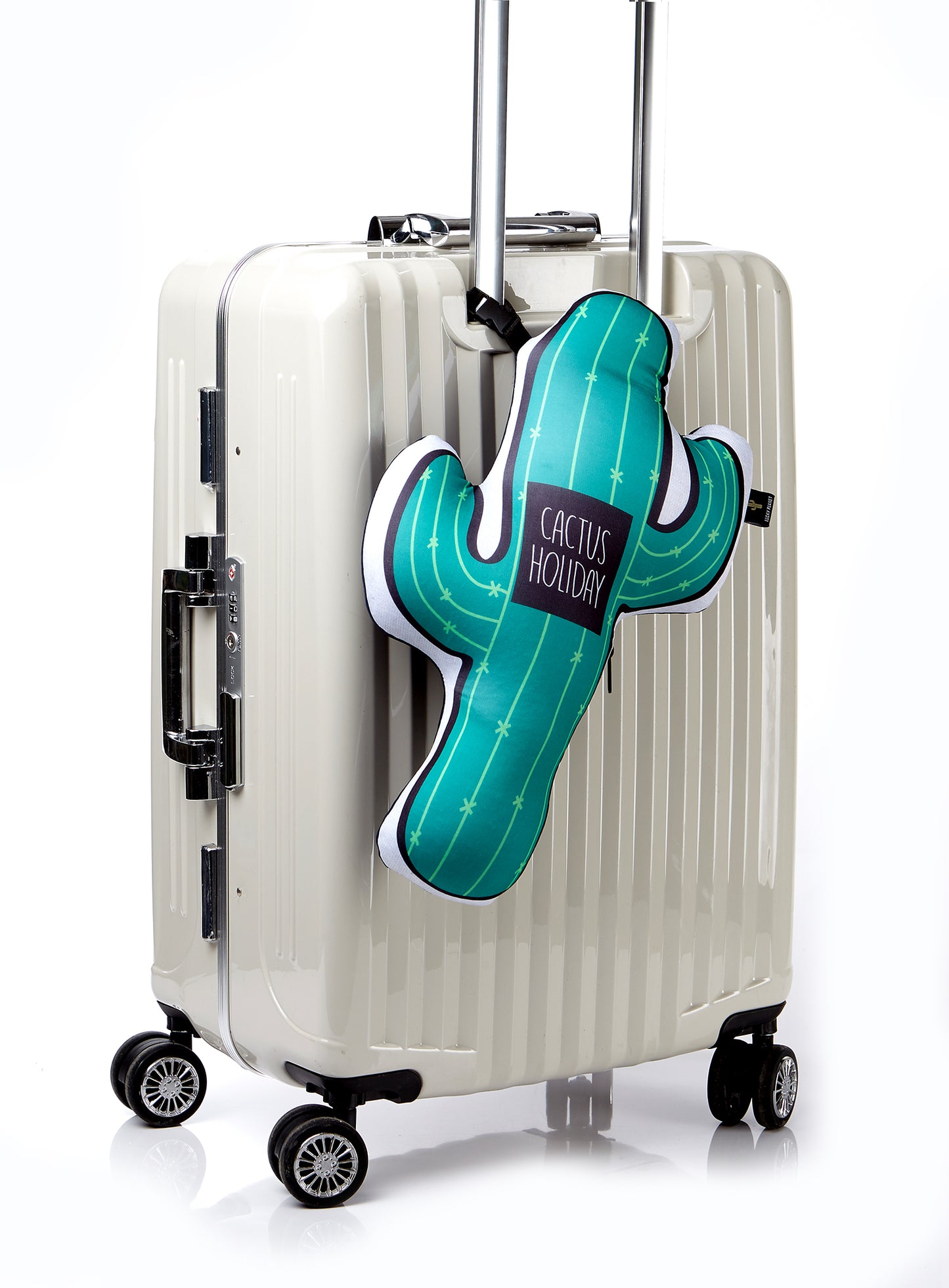 LUCKY PLANET 2 in 1 Travel Neck Pillow Cushion -Cactus Transform to Neck Cushion/Luggage Holding - Luckyplanetusa