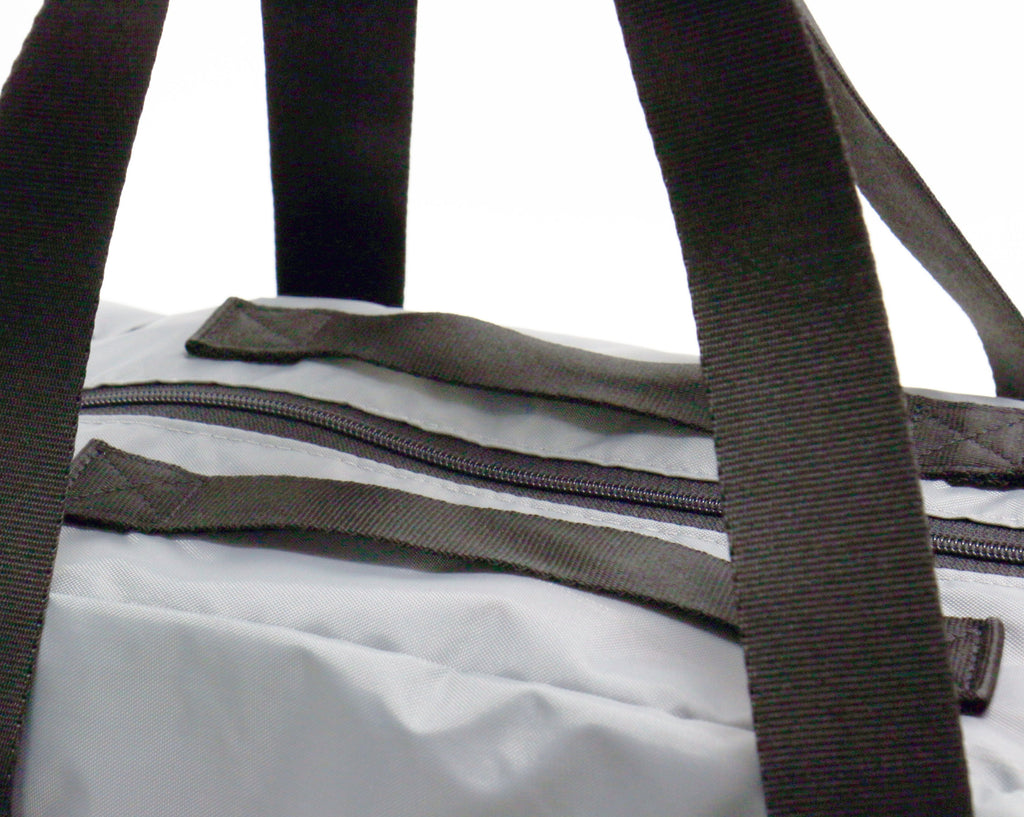 [Lucky Planet] Stripe Foldable Boston Travel  Duffel Bag - Luckyplanetusa