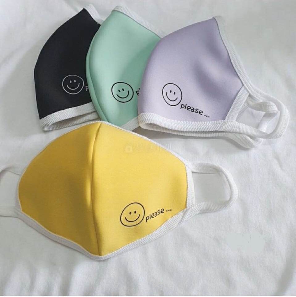 STAY SMILE Face Mask Made in Korea/Adult Kids/US Shipping/4color/Washable - Luckyplanetusa