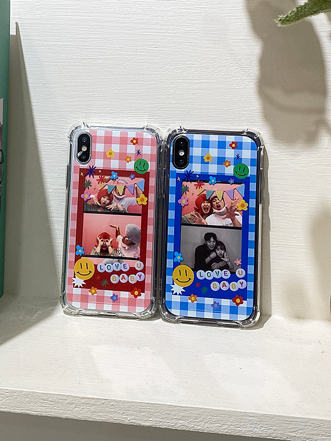 smile picture stickers deco Clear Phone Case