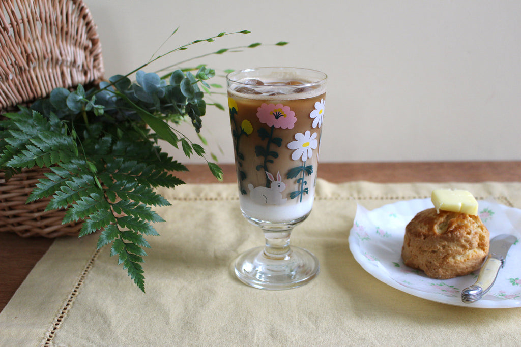 Vintage Glass cup Large - Luckyplanetusa