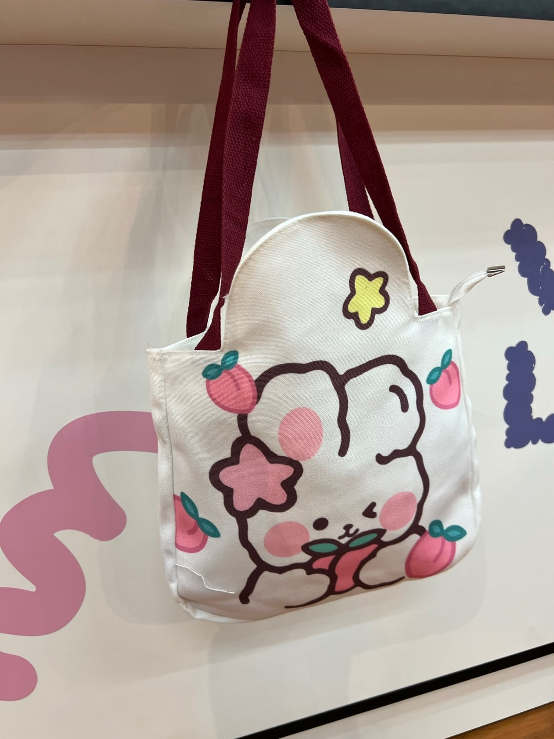 Cute Bunny Canvas Daily Bag