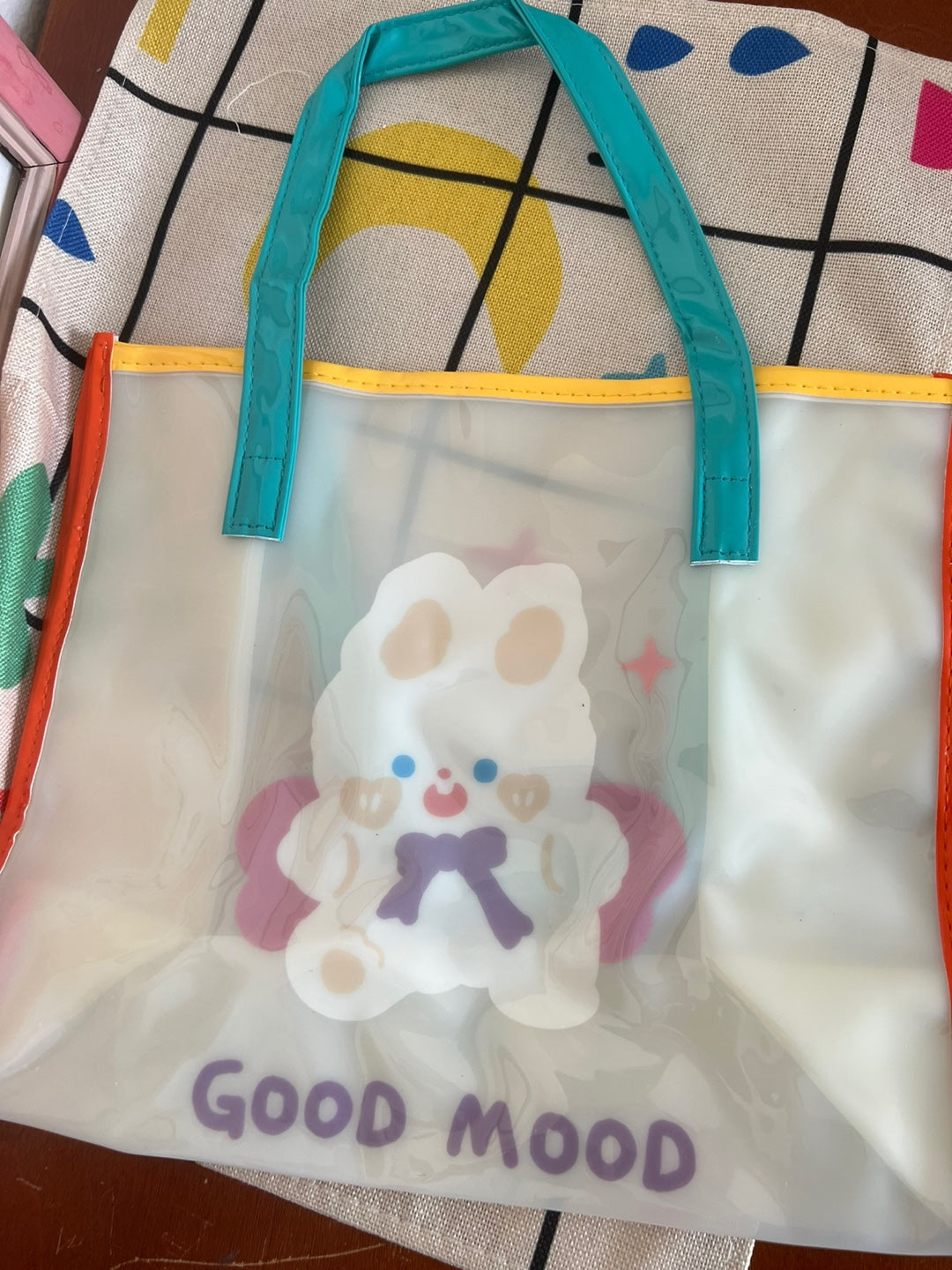 Transparent jelly bear/ bunny shoulder Bag / daily bag / Clear Jelly bag - Luckyplanetusa