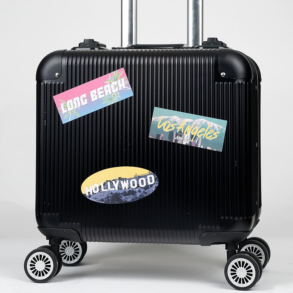 [Lucky Planet] Vintage Luggage Reform Stickers 3PCS- Los Angeles City - Luckyplanetusa