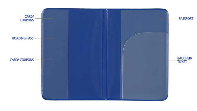 [Lucky Planet] Peter on The Cloud Passport Holder Cover Case -Blue - Luckyplanetusa
