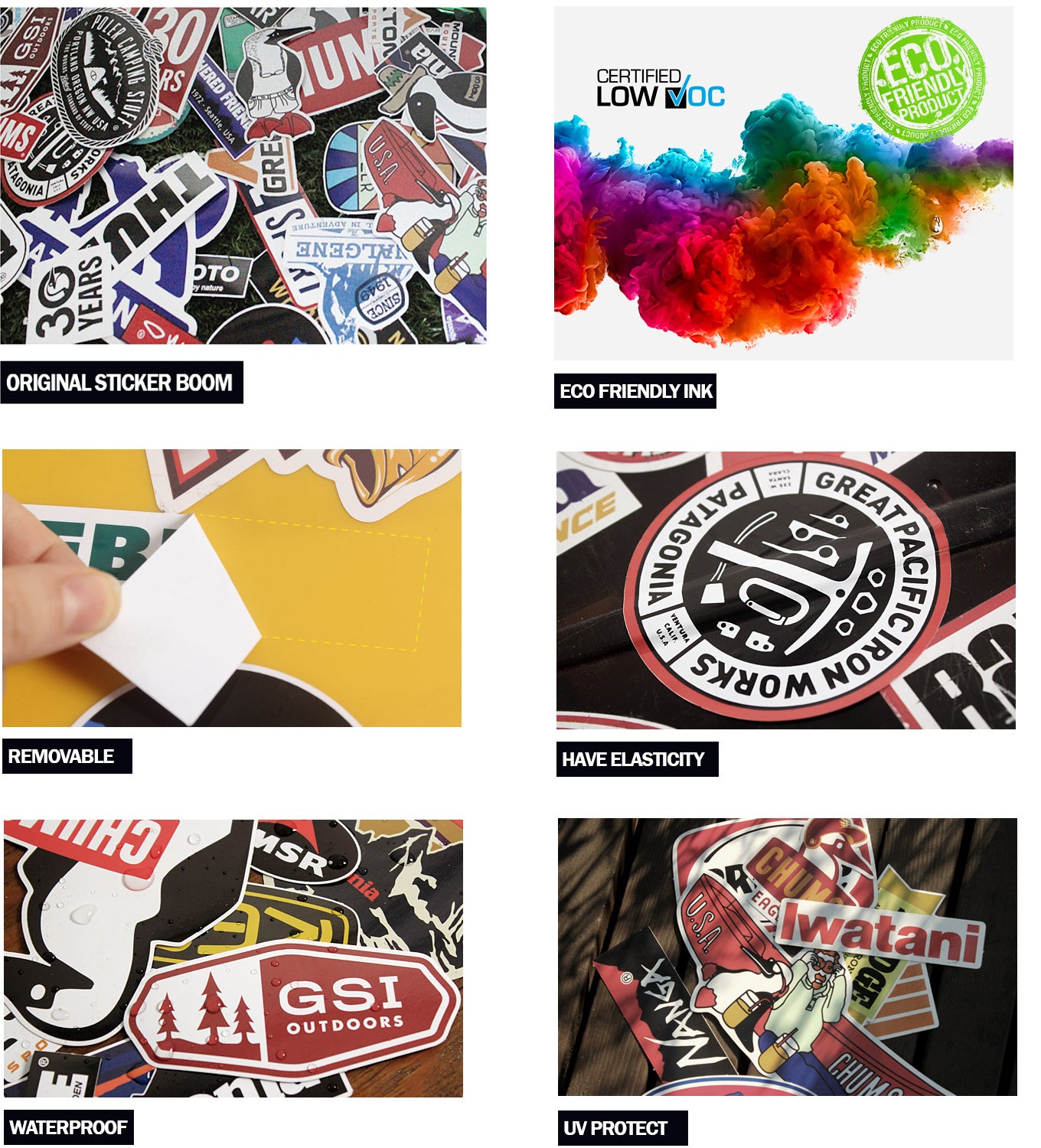 [Lucky Planet] Waterproof/ UV protect Luggage rimowa trip Stickers 16PCS - Road sign - Luckyplanetusa