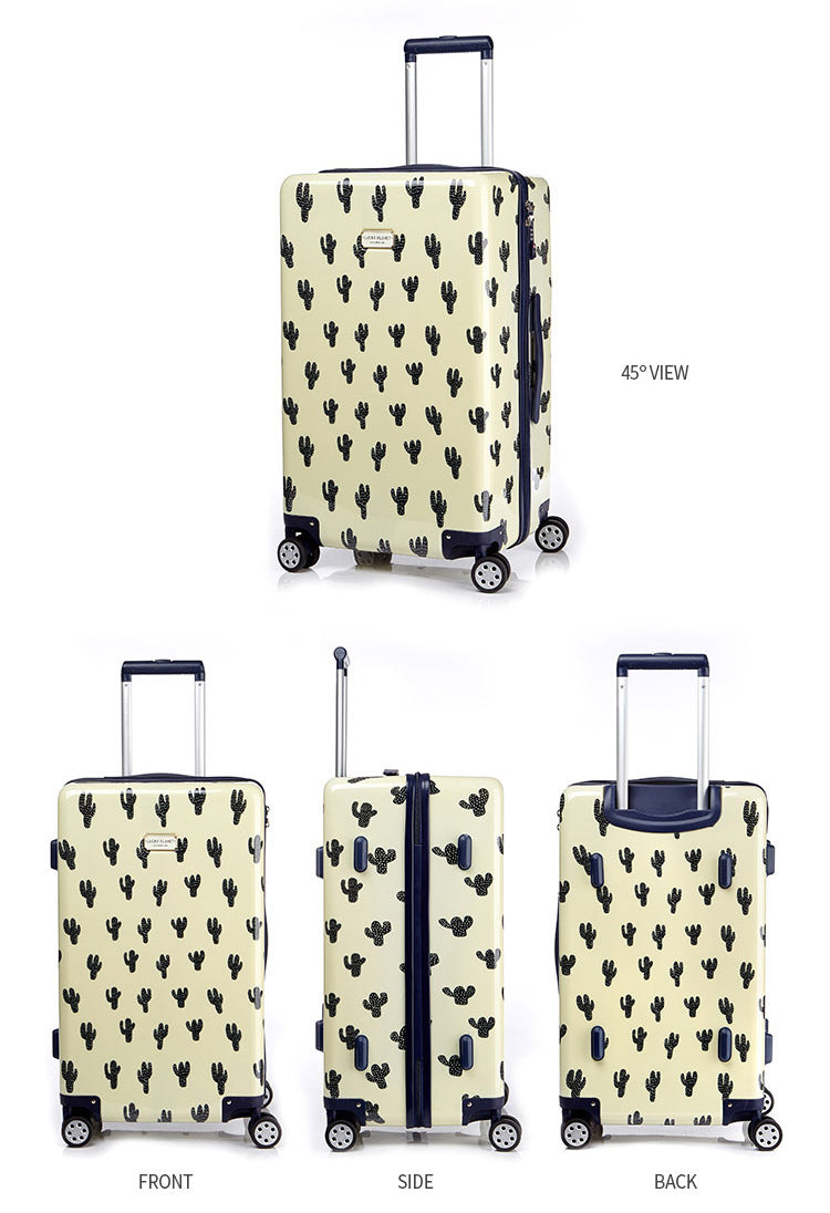 [Lucky Planet] Cactus 21-inch Hard Case Luggage - Luckyplanetusa