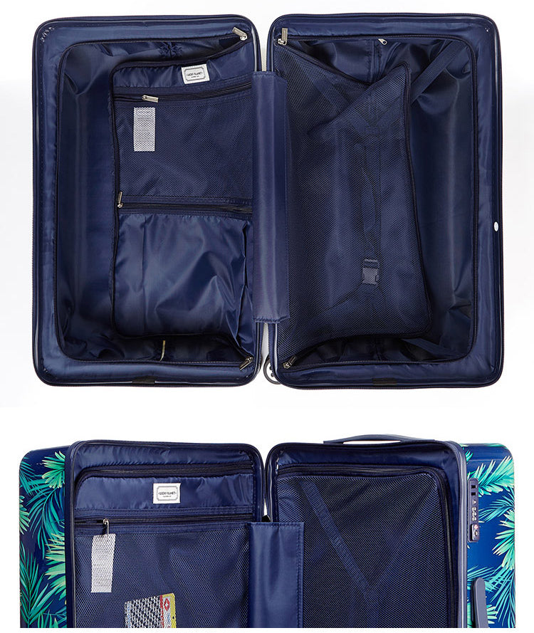 [Lucky Planet]  Leaf Pattern  Hard Case PC Luggage/ suitcase Set - 21+26+30 inch Full set - Luckyplanetusa
