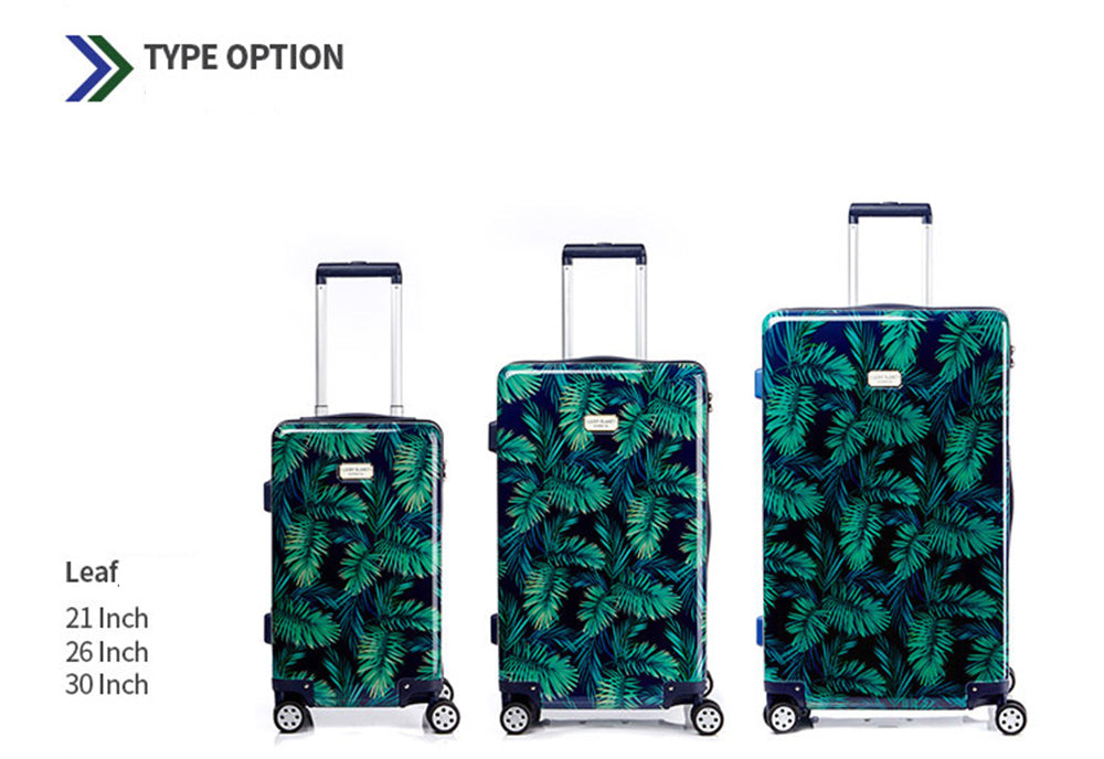 [Lucky Planet]  Leaf 30-inch Hard Case Luggage - Luckyplanetusa