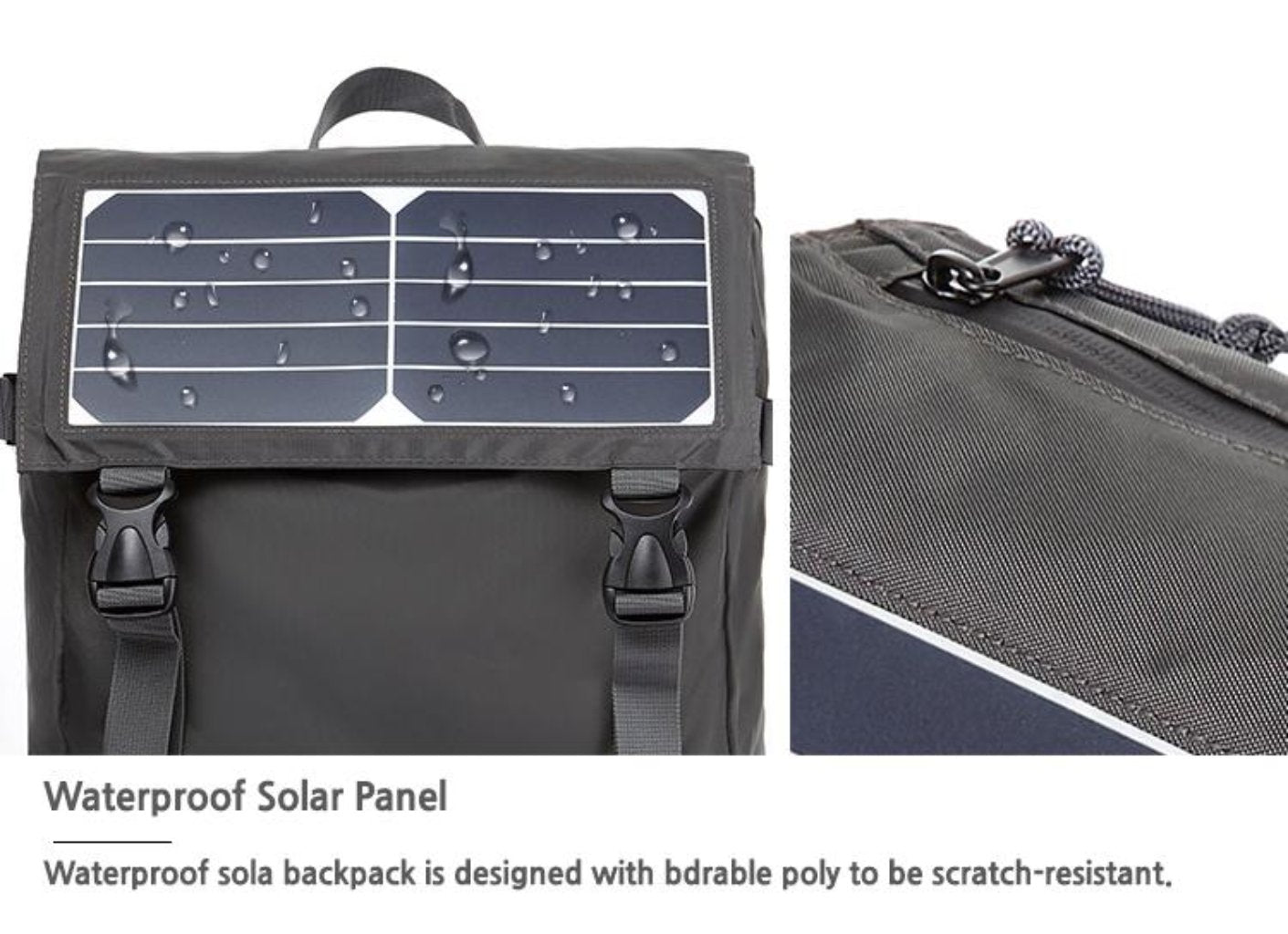 [Lucky Planet] Beta Solar Powered USB charging Backpack - Luckyplanetusa